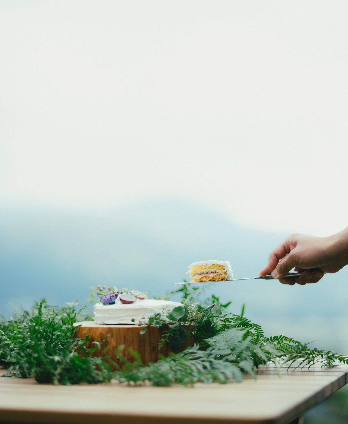 野の食卓に添えられる草木